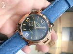 Panerai Replica Watches Rose Gold Luminor Gray Face 44mm